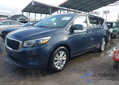 2017 Kia Sedona Lx from USA, damaged, VIN KNDMB5C13H6300900